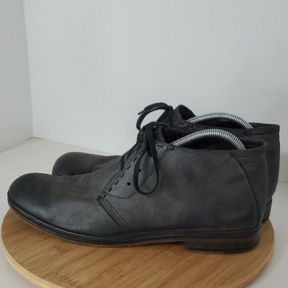John Varvatos Black Leather Chukka Boots Men\'s Size 10.5 main image 6